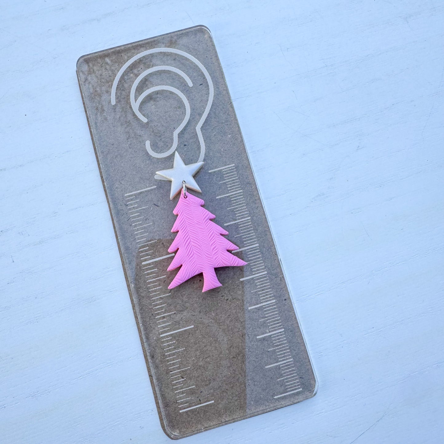 Pink Tree Dangle